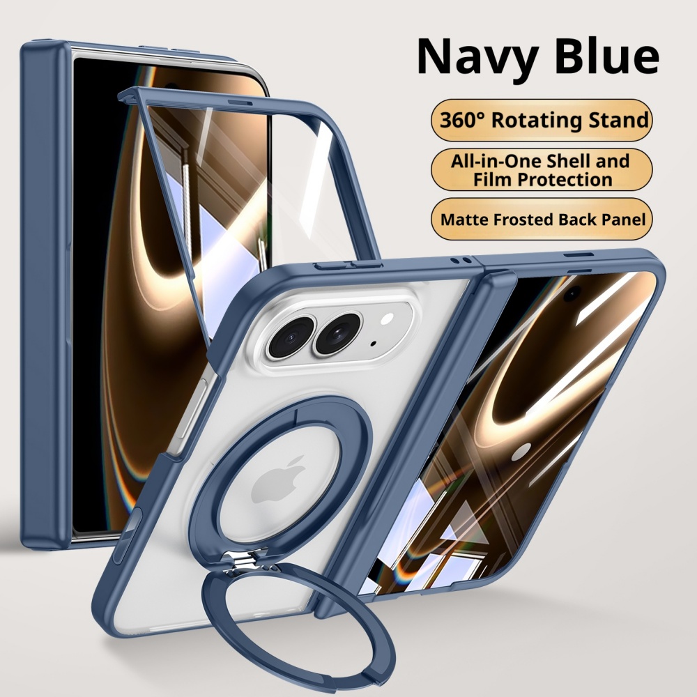 Screen Protector Film - Funda de lujo con soporte giratorio