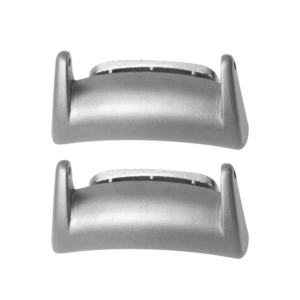 Silicone Band Replacement - 2 conectores elegantes de acero inoxidable