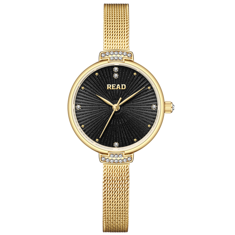Stainless Mesh Band - Reloj de Cuarzo para Mujer READ