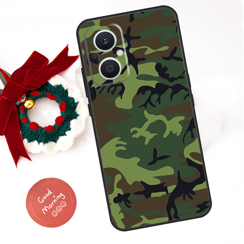 Funda con diseño de camuflaje  - Oppo Reno 12 reseña y precio