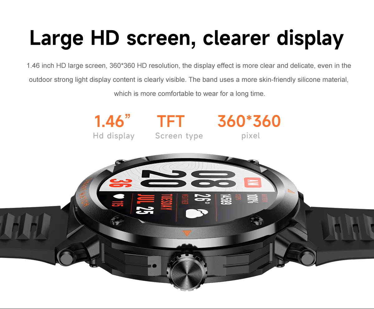 Reloj inteligente con NFC, aur - Smartwatch Headset reseña y precio