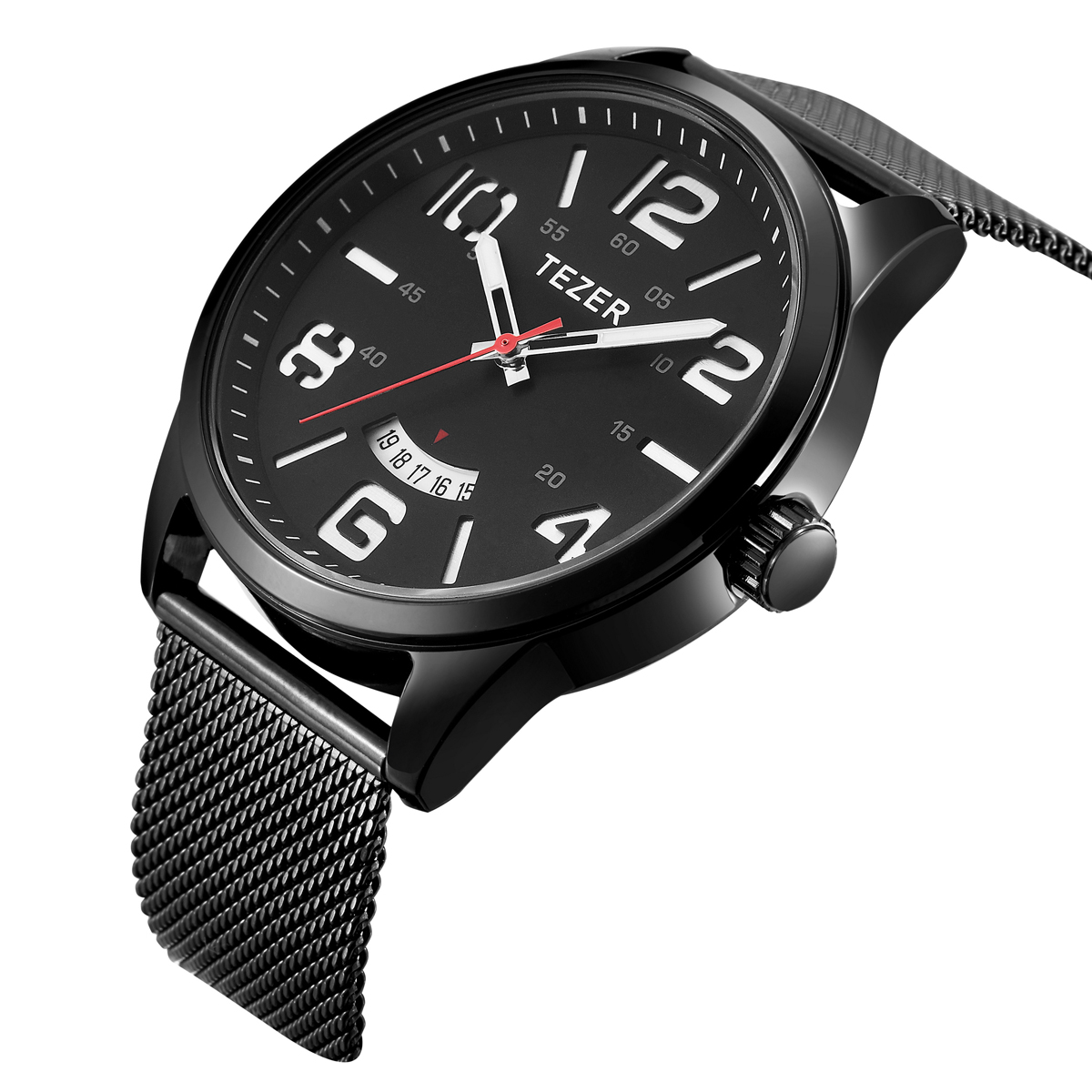 Reloj de pulsera de cuarzo par - Stainless Mesh Band reseña y precio