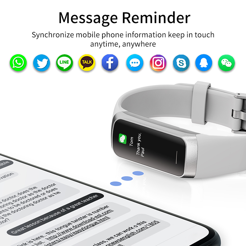LIGE 1,1 pulgadas Amoled Monit - Android Smartwatch Accessories reseña y precio