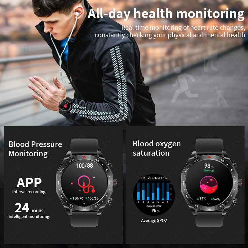 Reloj Inteligente LIGE TWS 2 e - Smartwatch Headset reseña y precio
