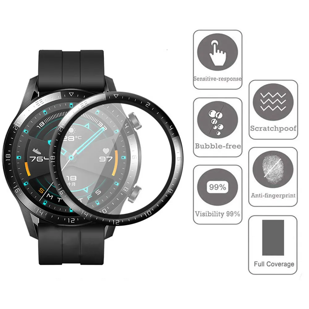 Protector de pantalla transpar - Huawei Smartwatch Accessories reseña y precio