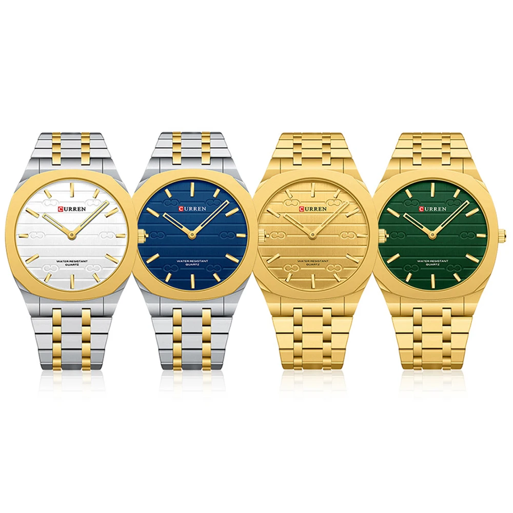 Relojes CURREN de moda para ho - Stainless Mesh Band reseña y precio