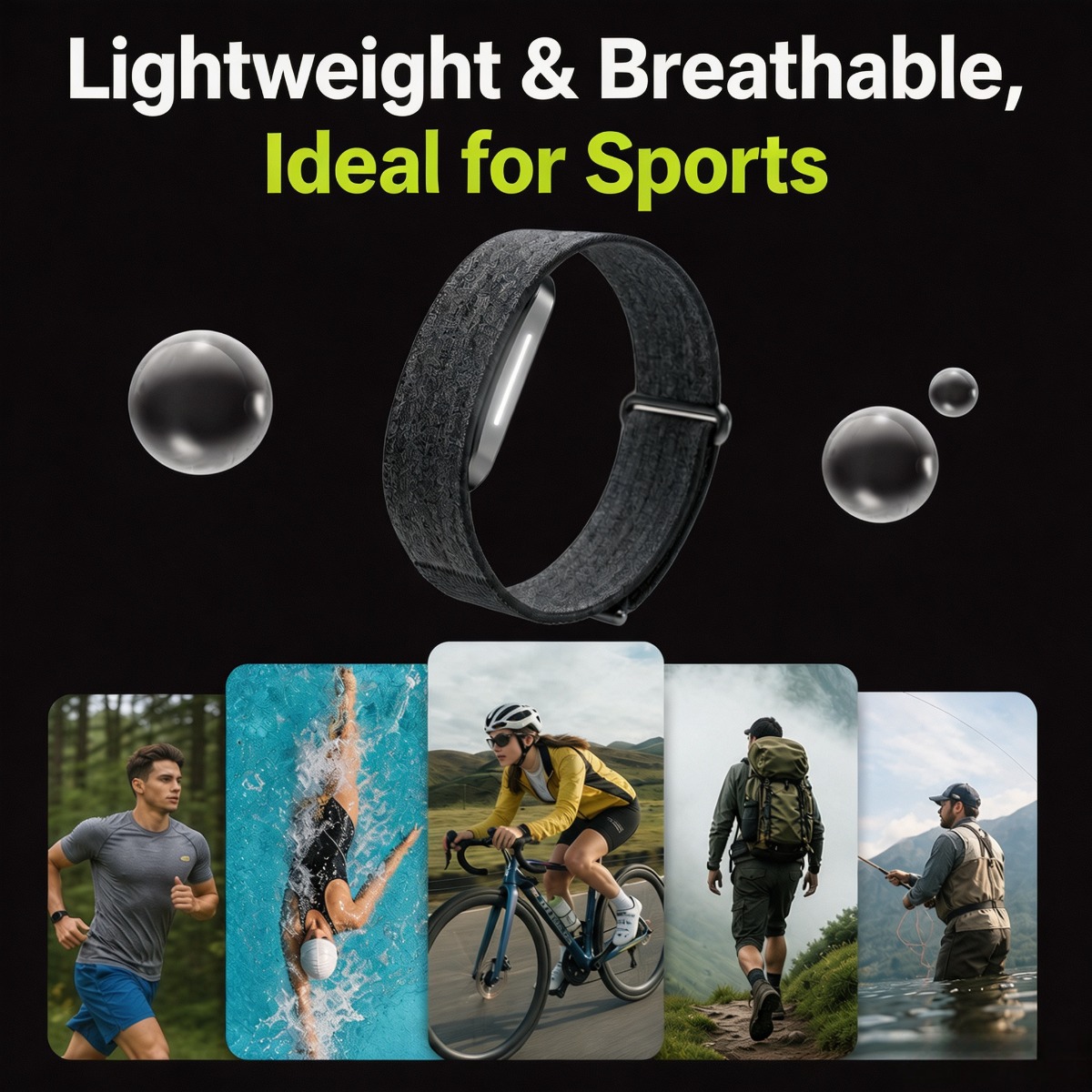Pulsera ligera de nailon trans - Sport Loop Strap reseña y precio