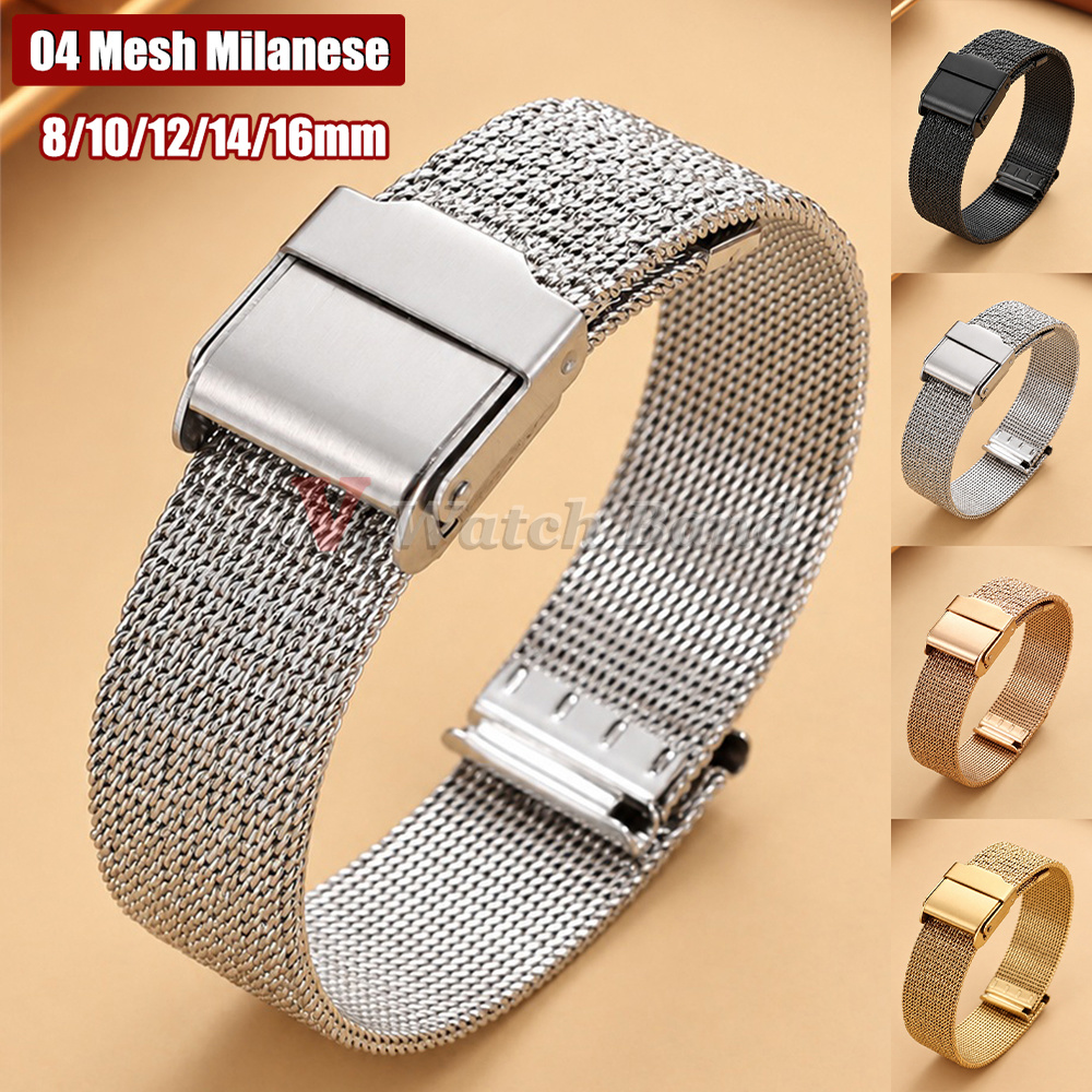 Correas de metal milanesas de  - Stainless Mesh Band reseña y precio