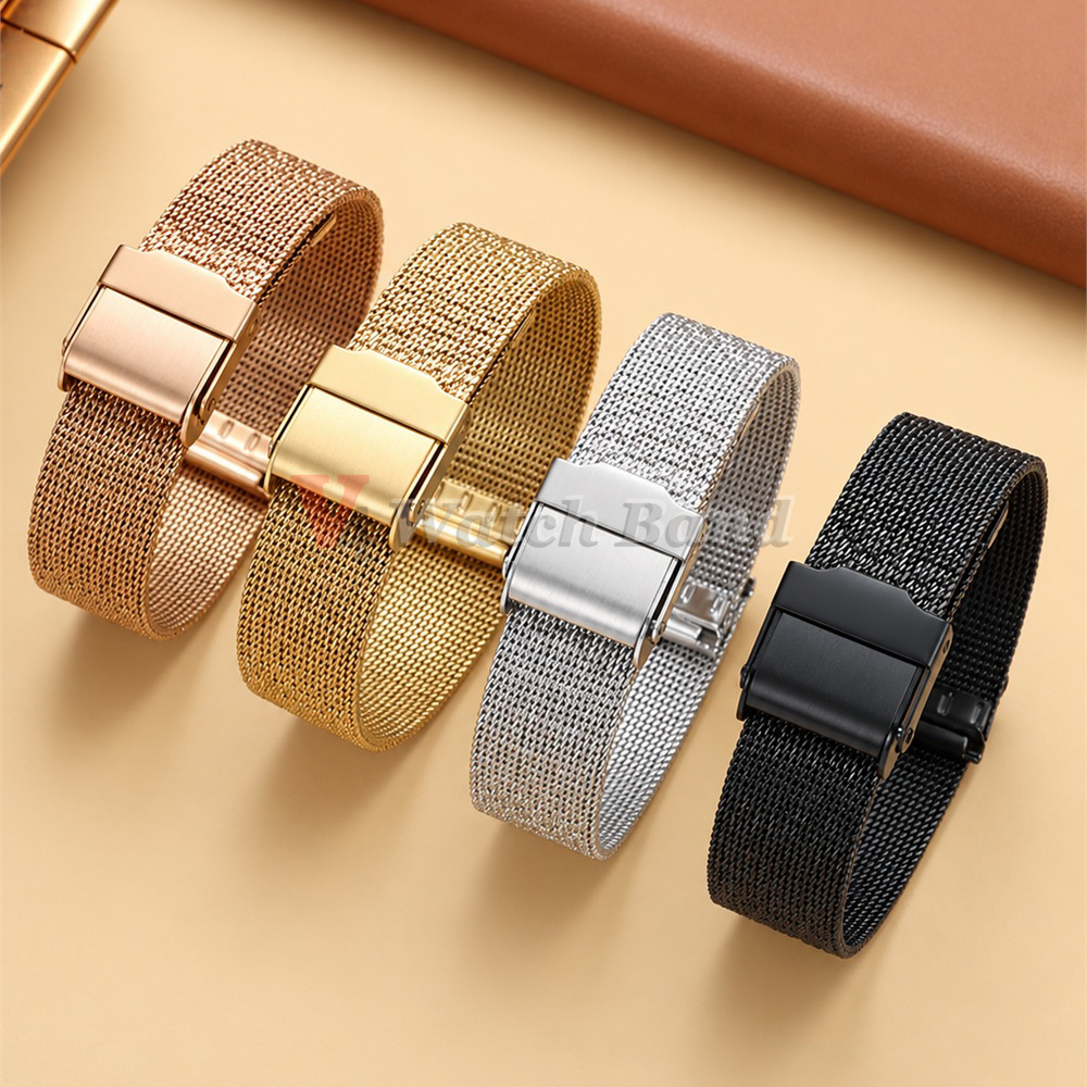 Correas de metal milanesas de  - Stainless Mesh Band reseña y precio